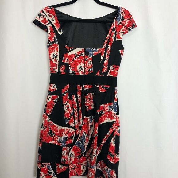 French Connection Floral Printed Sheath Dress 4 - Picture 4 of 11